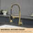Commercial Kitchen Faucet With Pull Down Sprayer, Stainless Steel Single Handle Single Lever Kitchen Sink Faucet-119337317