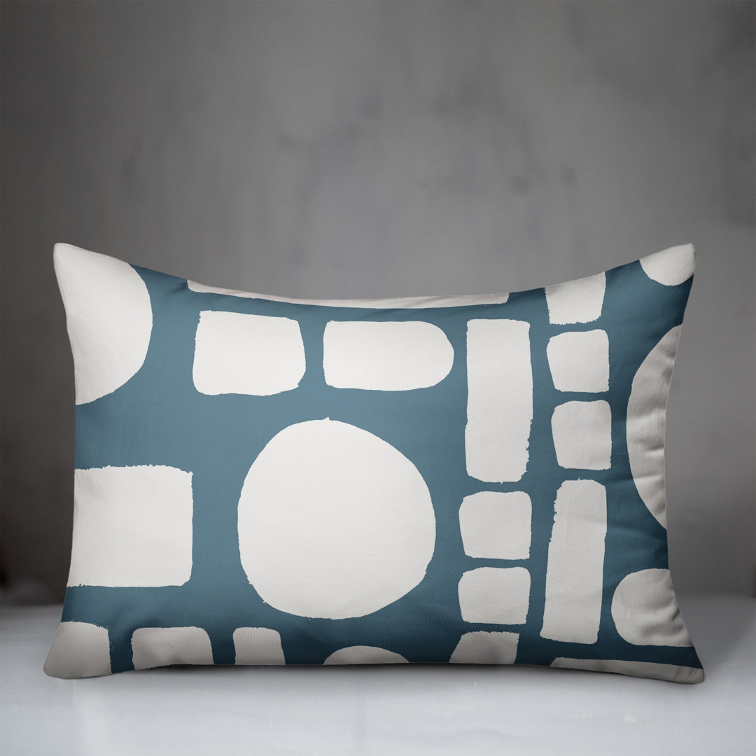 Indoor / Outdoor Geometric Lumbar Pillow Designs Direct Creative Group 