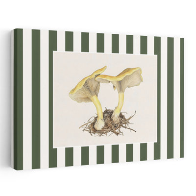 Art contemporain abstrait champignon Chanterelle