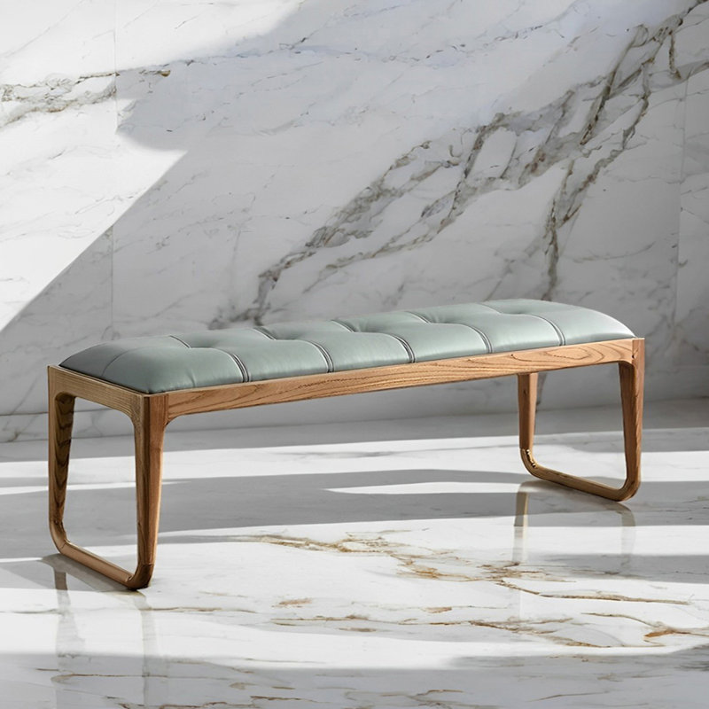 Banc rembourré Lameika, H 15,74 po x l 62,99 po x P 19,68 po