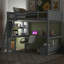 Lit mezzanine avec bureau en L-968749581