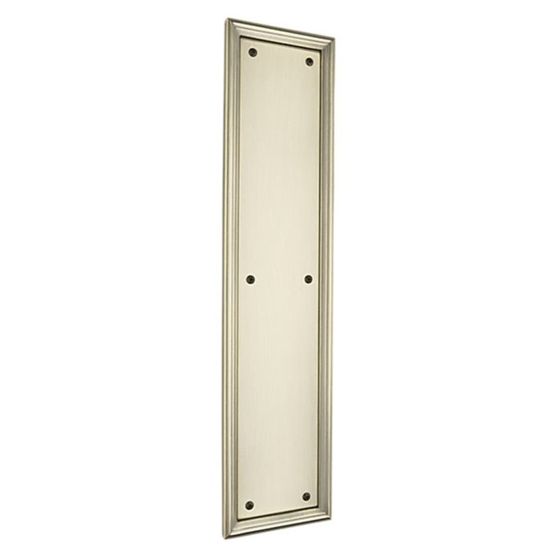 Nashville Push Plate, 14.9" H x 3.8" W x 0.7" D, Venetian Bronze