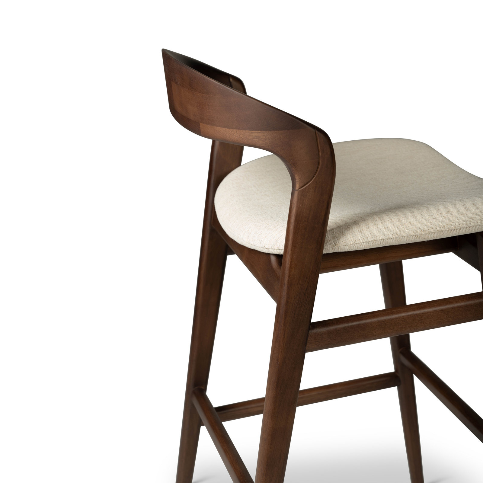 Anela Bar and Counter Stool, Bar Stool (29.25” Seat Height), Medley Ivory Performance Basketweave