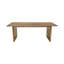 Table de salle à manger en bois recyclé de 83 po de large Adebisi, brun