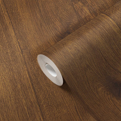 Papier peint réaliste en vinyle vinyle, non auto-adhésif 33 pi x 21 po (10 m x 53 cm), lavable et résistant à la décoloration pour les projets de maison et de bureau - 57,75 pieds carrés (5,3 pieds carrés)