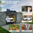 Outdoor Storage Shed 20 FT, Metal Garden Shed Backyard Utility Tool House Building with 2 Doors and 4 Vents for Car,Truck,Bike, Garbage Can,Tool,Lawnmower-114274595
