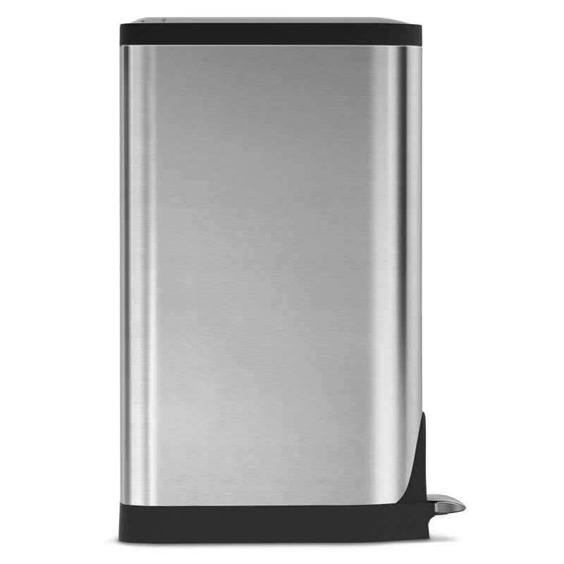 Simplehuman 30L Butterfly Pedal Bin, Brushed Stainless Steel