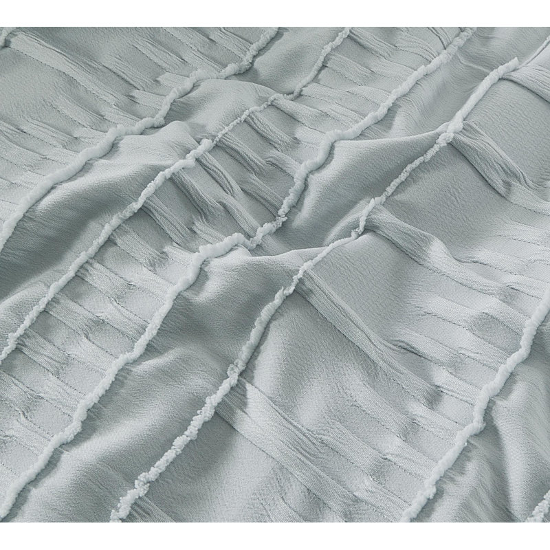 Katniss Polyester Comforter Set, Gray, California King