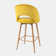 360°Swivel Upholstered Counter Stools With Backrest