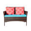 4-Piece PE Rattan Outdoor Sofa Set-1255875528
