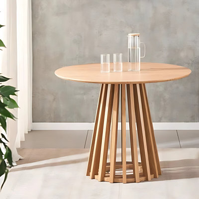 Arrastia 39" Round Wooden Dining Table | Aria-Home