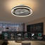 Ventilateur de plafond 19,6 po avec lumières DEL Karnisha-183265807
