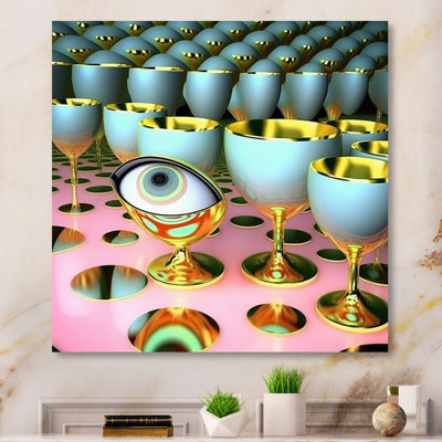 «Visions Of Eye of Consciousness Futuristic I», reproduction d'art sur toile