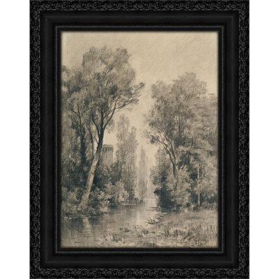 Castle Overlooking a River (1860sâ€“1870s)