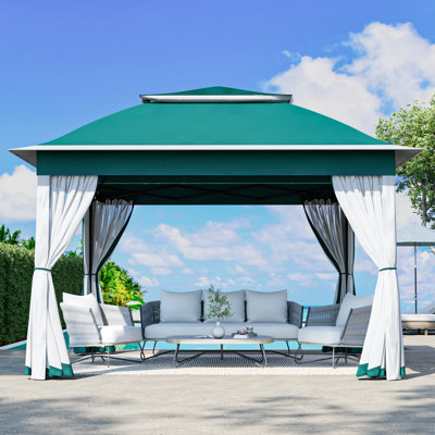 11 Ft. W x 11 Ft. D Steel Pop-up Gazebo