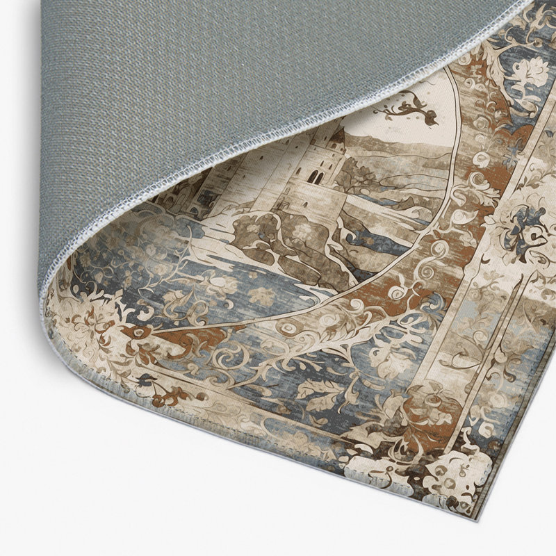 Mystic Ramparts Indoor And Outdoor Area Rug, Rectangle 4' x 6'
