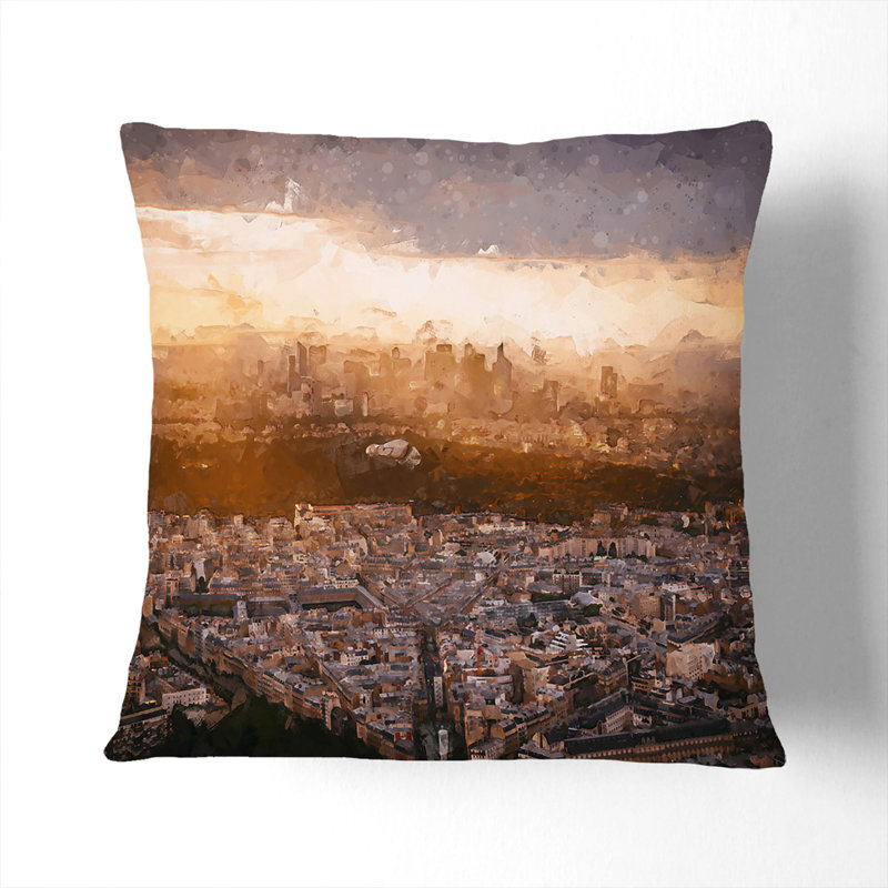 Square Throw Cushion, 40cm H x 40cm W x 15cm D