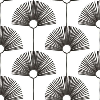 Deco Fan Self-Adhesive Wallpaper