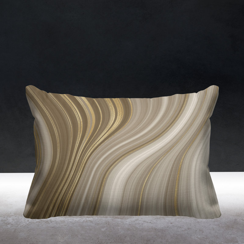 Housse et insert de coussin d'extérieur, Beige