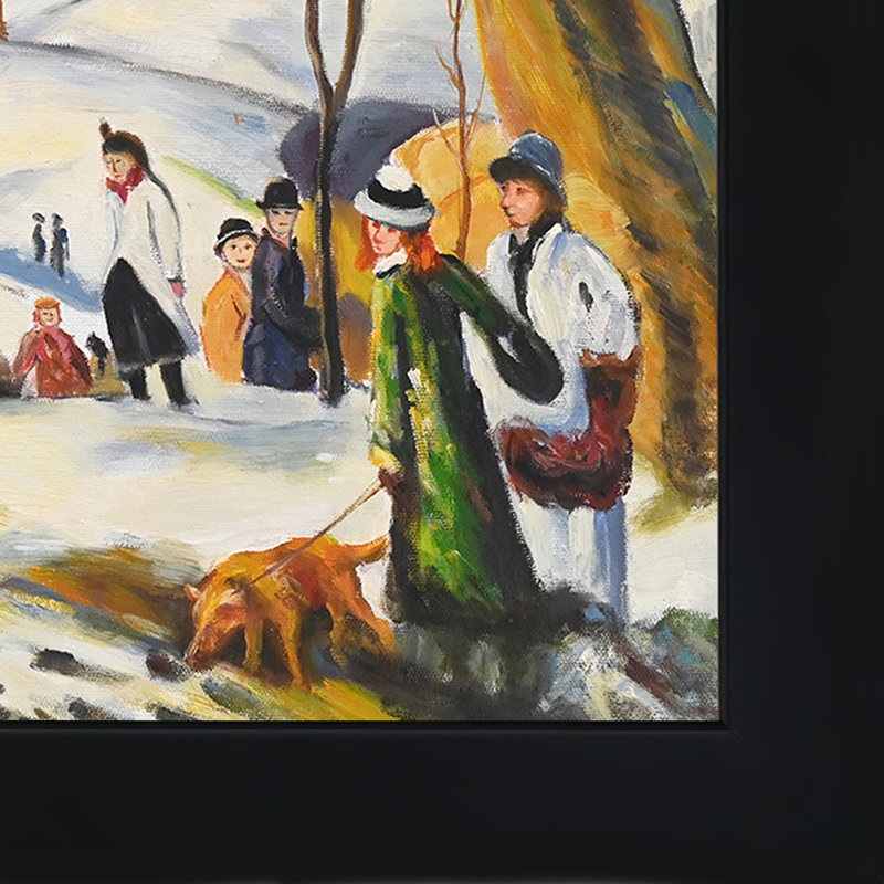 Neige de pâques-impression sur toile, H 24,75 po x l 28,75 po x P 2 po, Bois nouvel âge