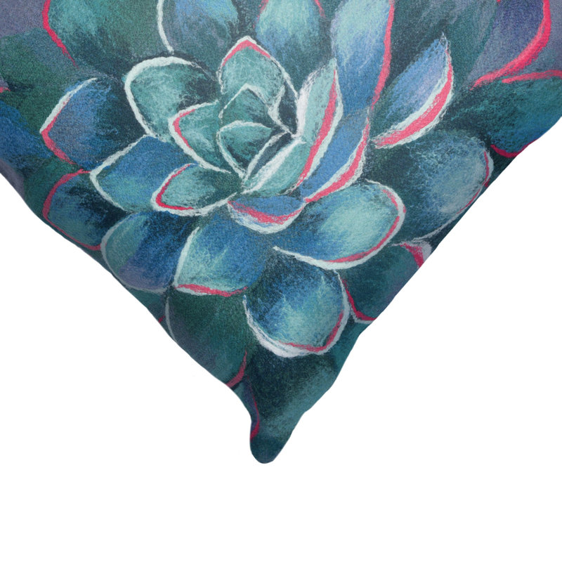 Housse et insert de coussin pour l'extérieur Masie, Bleu