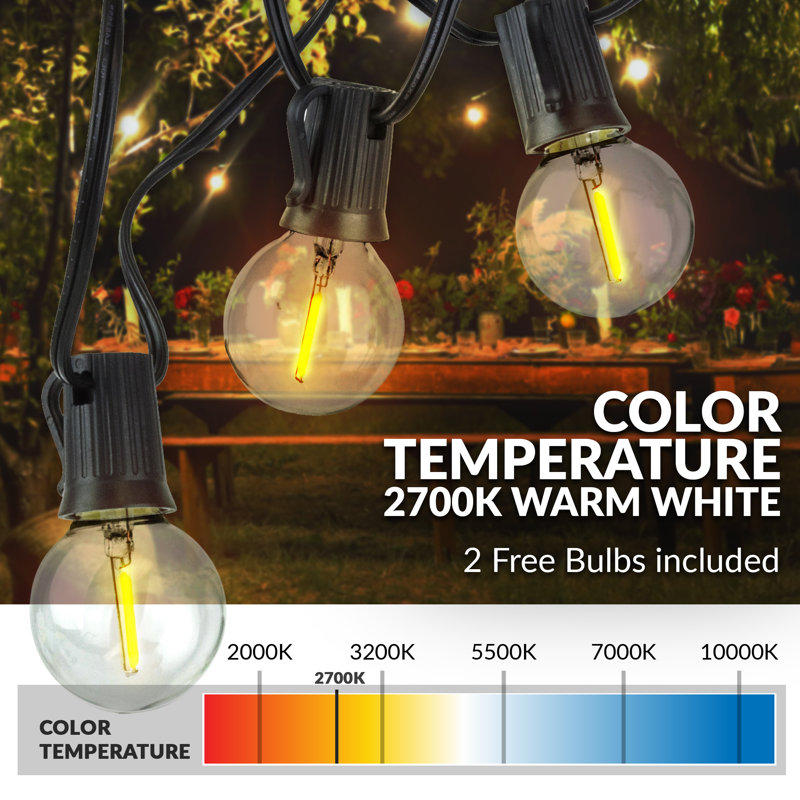Agnon Outdoor 25 - Bulb 25'' Plug-in Globe String Light