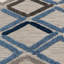 Tapis intérieur / extérieur gris / bleu marine Jaxun-574790995