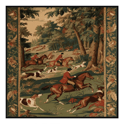 Tapis brun français lavable à la machine