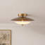 Prescott 16-in Antique White Dimmable LED Flush Mount with Opal Matte Glass-1652256214