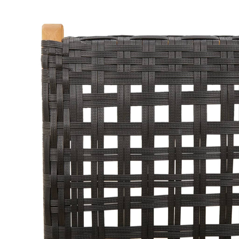 Houilles Patio Dining Accent Chair, Black