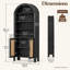 70.9 " H Solid Wood Kitchen Pantry-277186185
