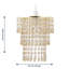 24cm H Plastic Drum Pendant Shade ( Uno )-1512475435