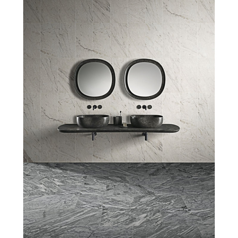 3D Fluted Marble Tile,1 box 4 pcs
