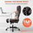 Loriece Ergonomic Executive Chair with Flip-up Armrests-216741680