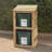Getir Wooden Double Bin Store