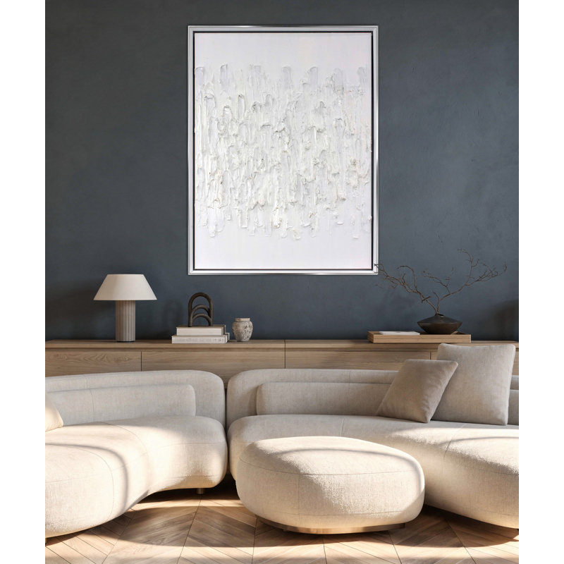Matte White Subjective 1 by H. Scott - Painting on Canvas