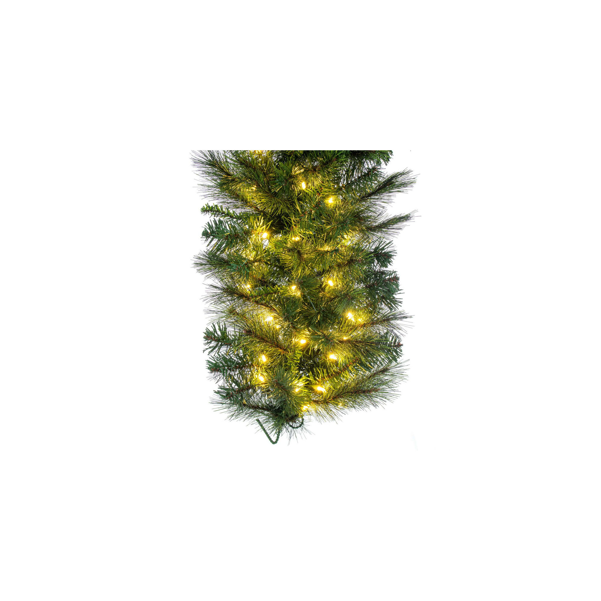 9' x 18" Brighton Pine Artificial Garland with 150 Warm White LED Mini Lights