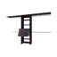 Système d'organisation modulaire pour placard avec tringles suspendues Wengue-779635348