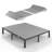 Mattress Support Split Bunkie Board, Slats With Cover-259132054