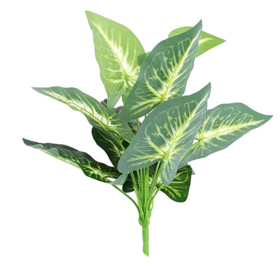 Artificial Plastics Flowers 15.7 Inch Realistic Artificial Potted Plants Outdoor Garden Decoration For Festive Everyday Settings Ideal Decoration For Outdoor Gardens