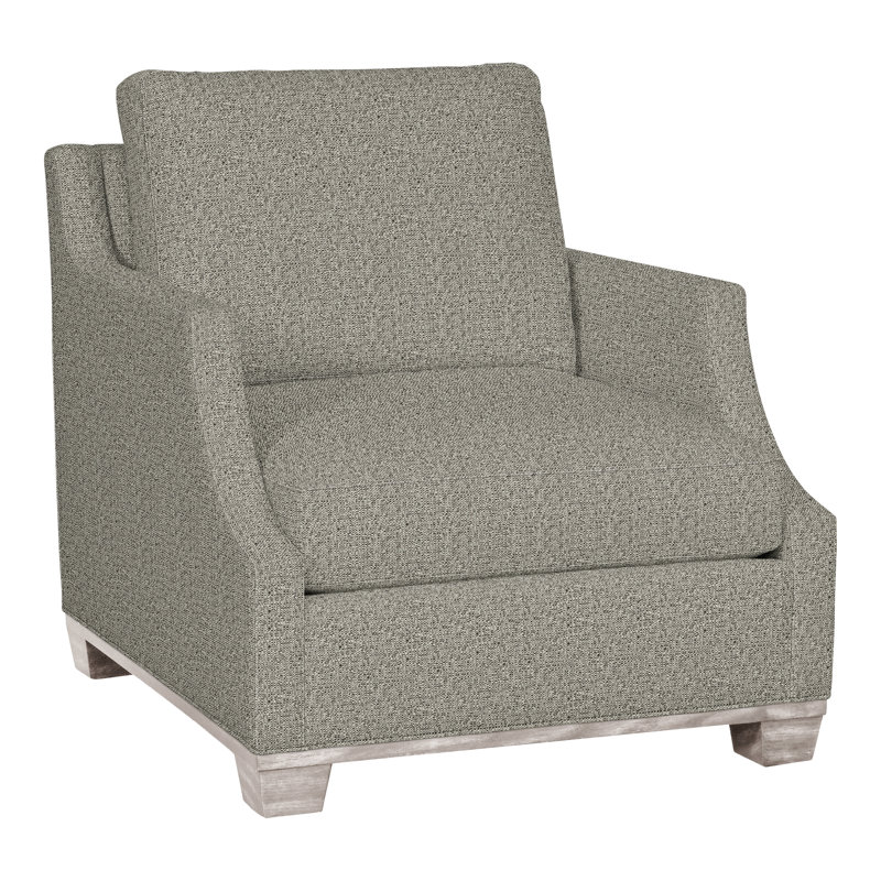 Abingdon By Michael Weiss Chair, No, Tuck Graphite, Dove Gray