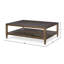 Camden Solid Wood Cocktail Table-1108311924