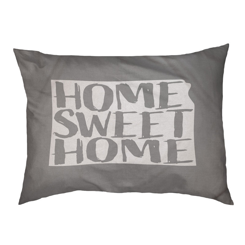 Oreiller pour chien d’intérieur doux kansas home, Grand (l 50 po x P 40 po x H 7 po), Gris