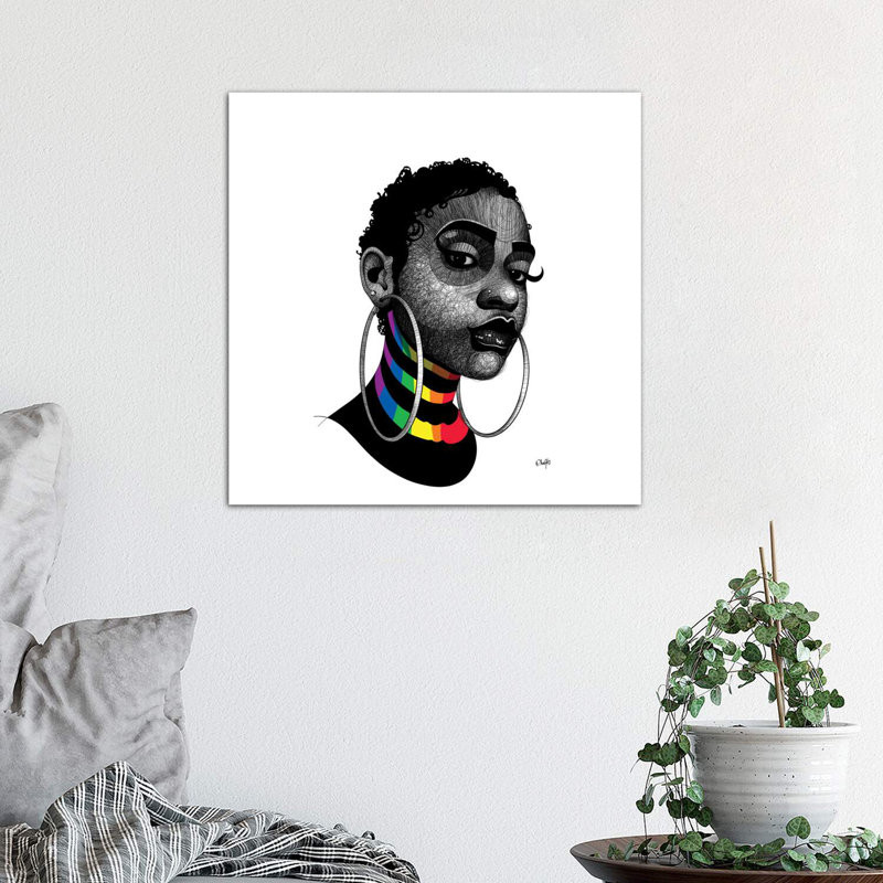 On Stripes 1 by Ohab TBJ - Wrapped Canvas Print, 45.72 cm H x 45.72 cm W x 1.91 cm D