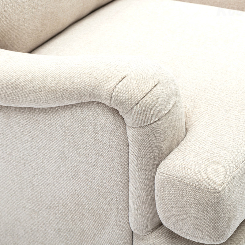Fauteuil d'appoint Sea Oat parfait pour les salons modernes et l'ensemble repose-pieds