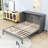 Carlysia Wooden Murphy Bed with Storage Drawers and Built-In Charging Station-543364067-543364070