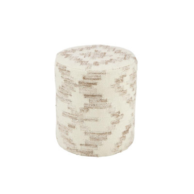 Spring / Summer 2024 40cm Wide Round Abstract Pouffe Ottoman