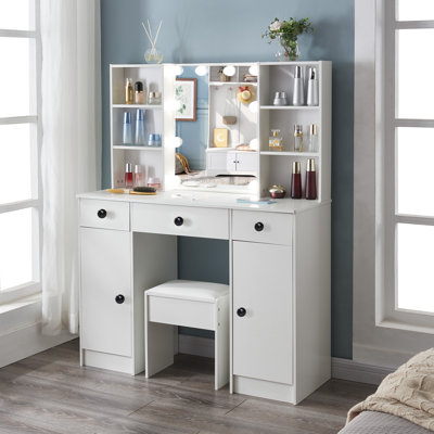 Ensemble de meuble-lavabo avec grands tiroirs