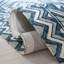 Tapis géométrique en laine et en coton touffeté à la main Negrete Metro-135825190