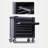 Black Multifunctional Tool Trolley Set With Wheels 38.9'' W Steel Combination Set with Wheels